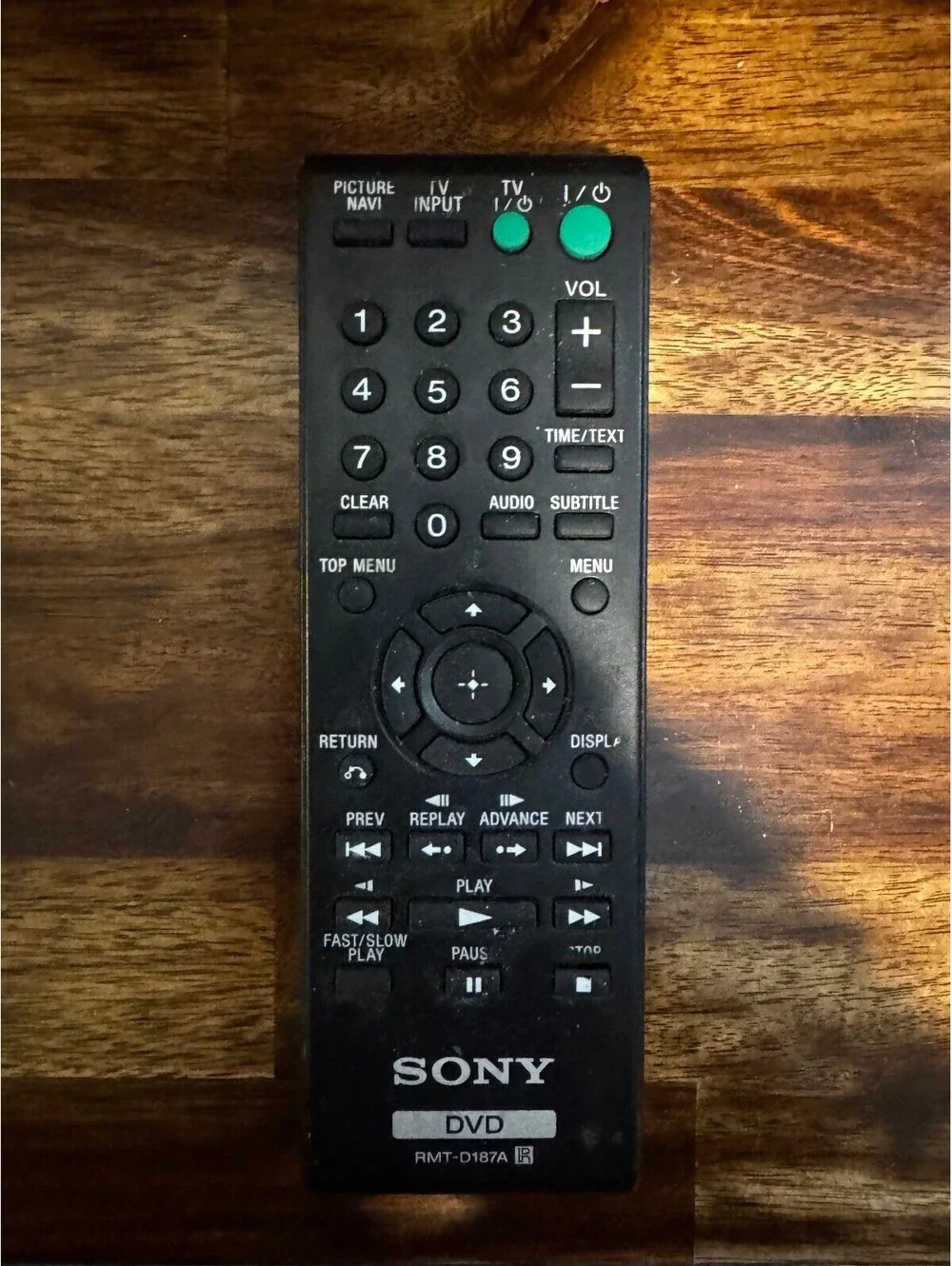Sony RMT-D187A DVD Player Remote Control OEM TESTED